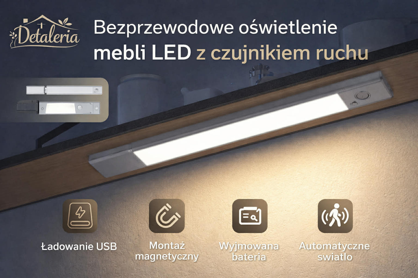 SmartLight - LED do szafy z czujnikiem ruchu
